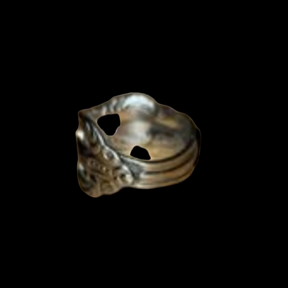 Vintage Handmade Spoon Ring Size 10 - Picture 2 of 4
